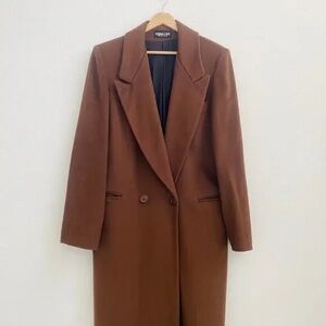 Elegant Brown Trench Coat